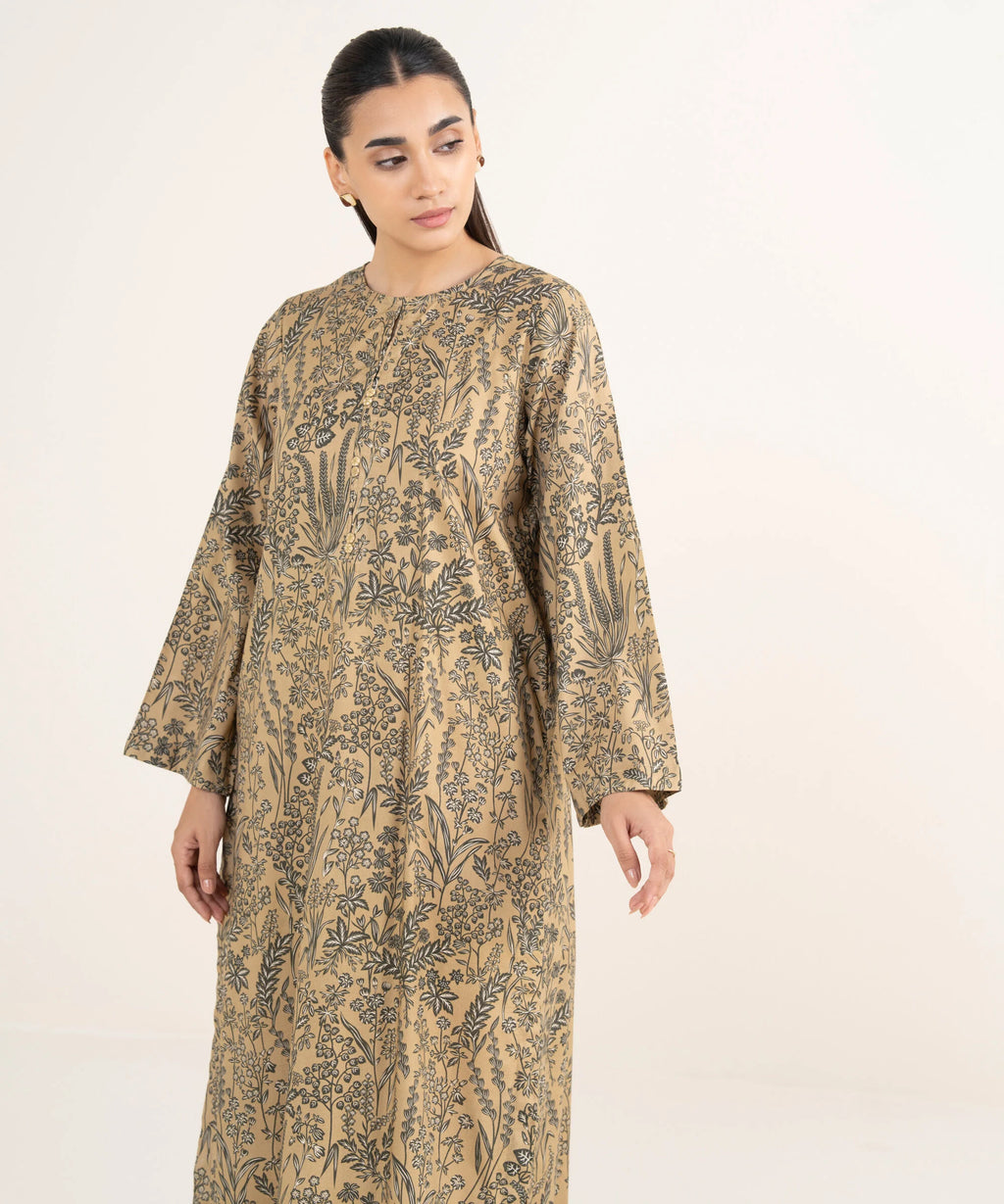 SAPPHIRE-Printed Lawn Viscose Shirt-03PPRW25V218_999