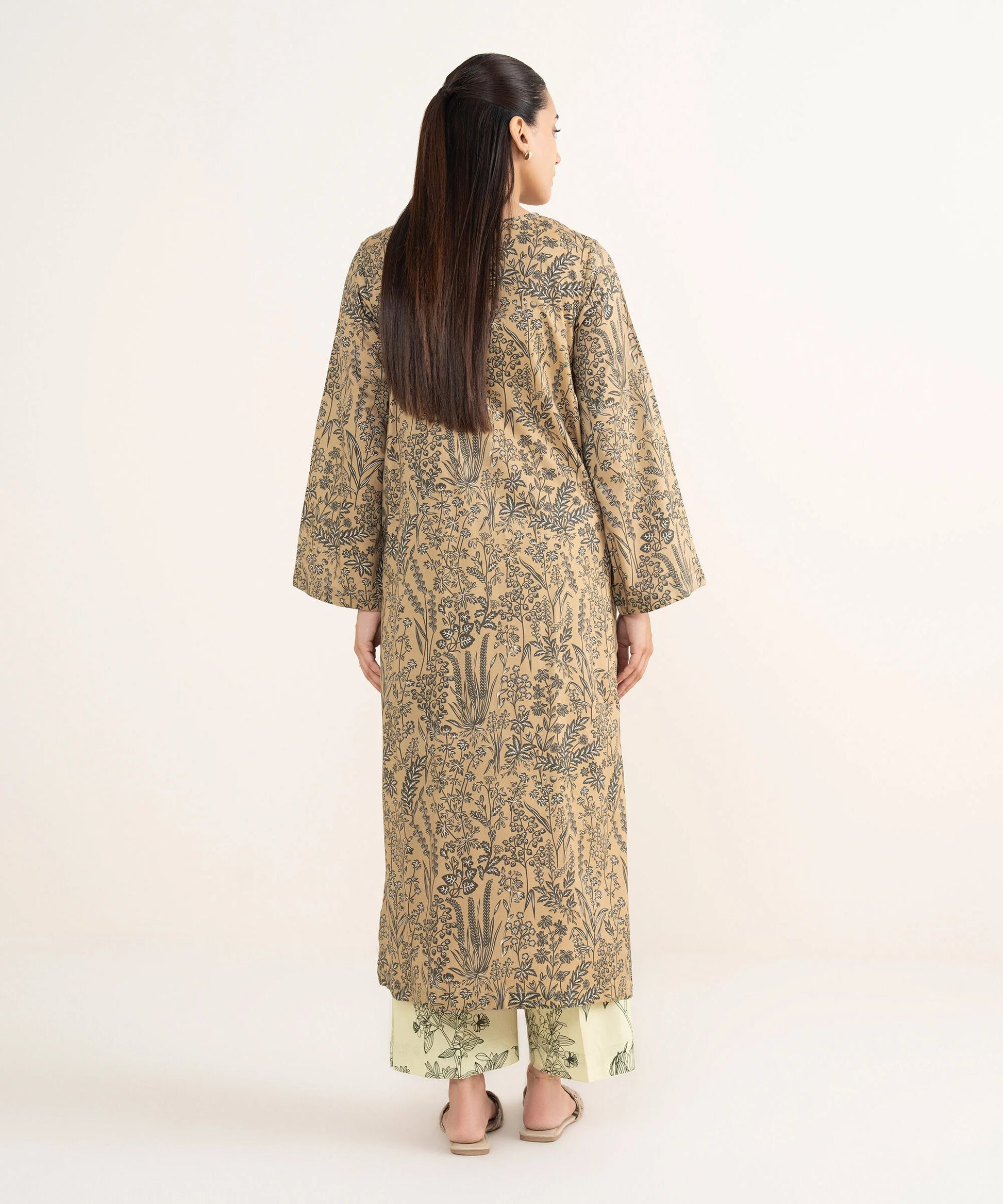 SAPPHIRE-Printed Lawn Viscose Shirt-03PPRW25V218_999