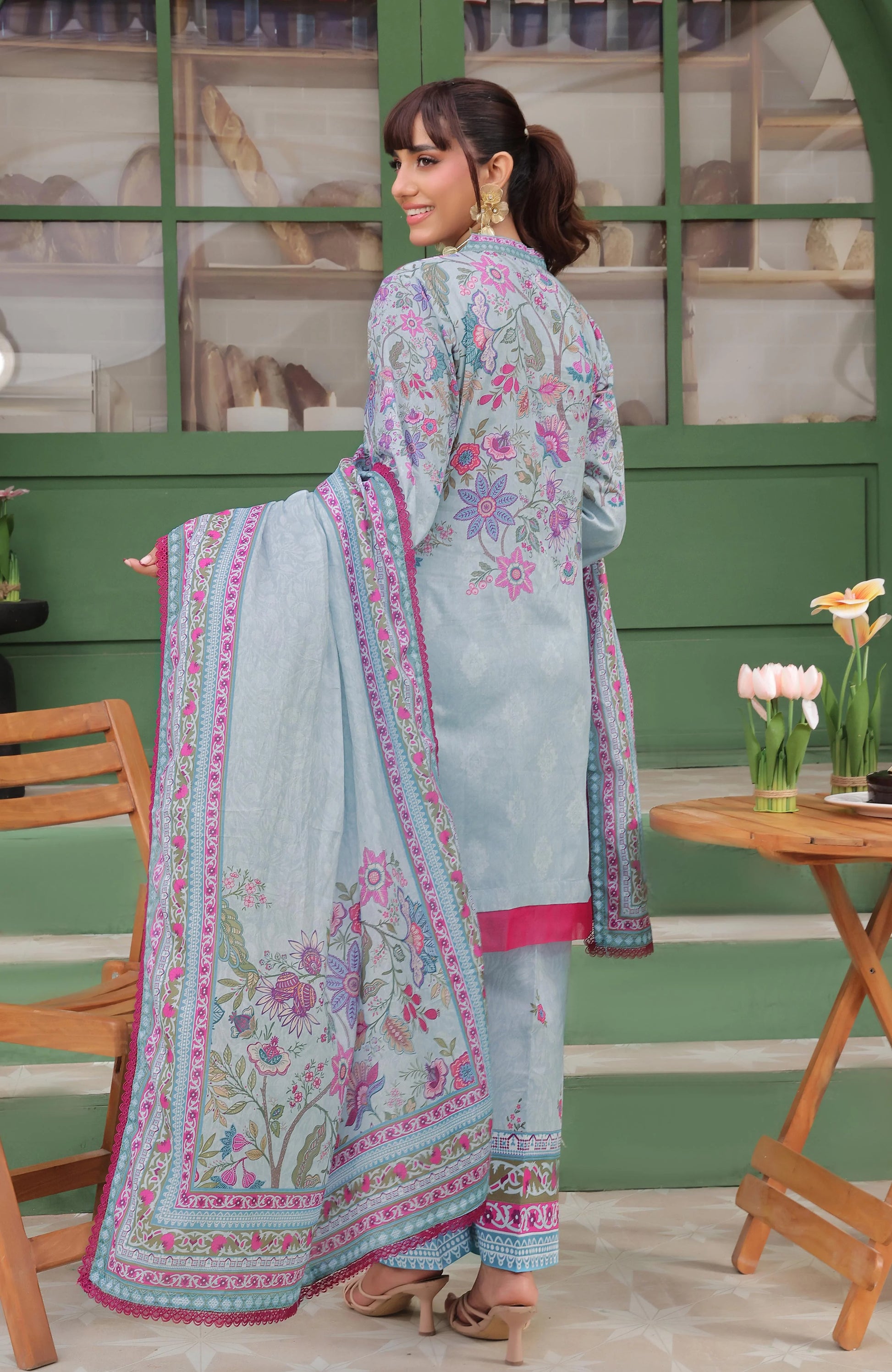 AL ZOHAIB-Coco Cords Printed 3 Piece-CC-5-25-02