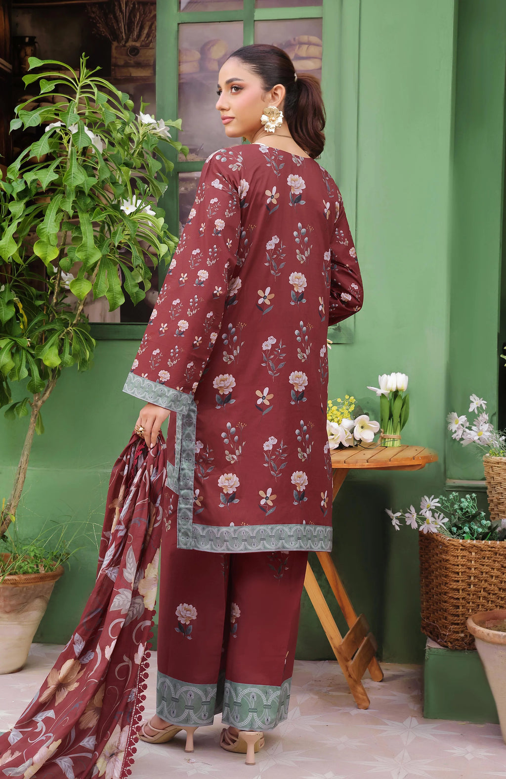 AL ZOHAIB-Coco Cords Printed 3 Piece-CC-5-25-04