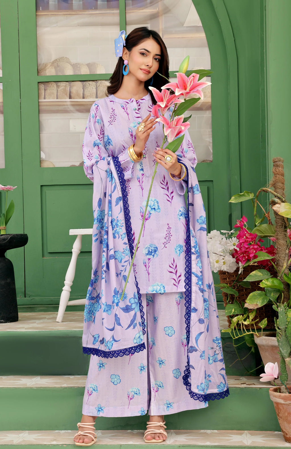 AL ZOHAIB-Coco Cords Printed 3 Piece-CC-5-25-05