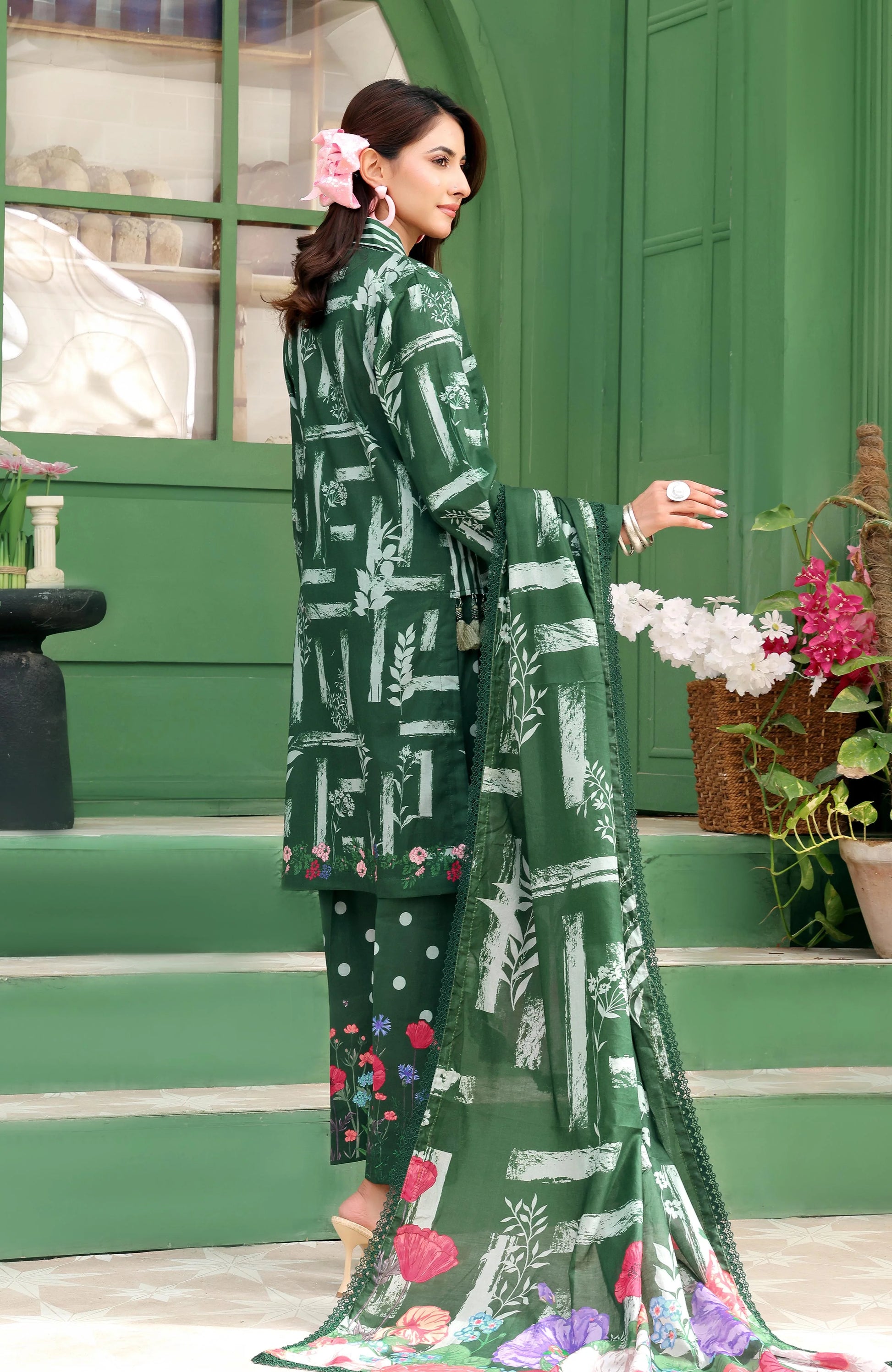 AL ZOHAIB-Coco Cords Printed 3 Piece-CC-5-25-06