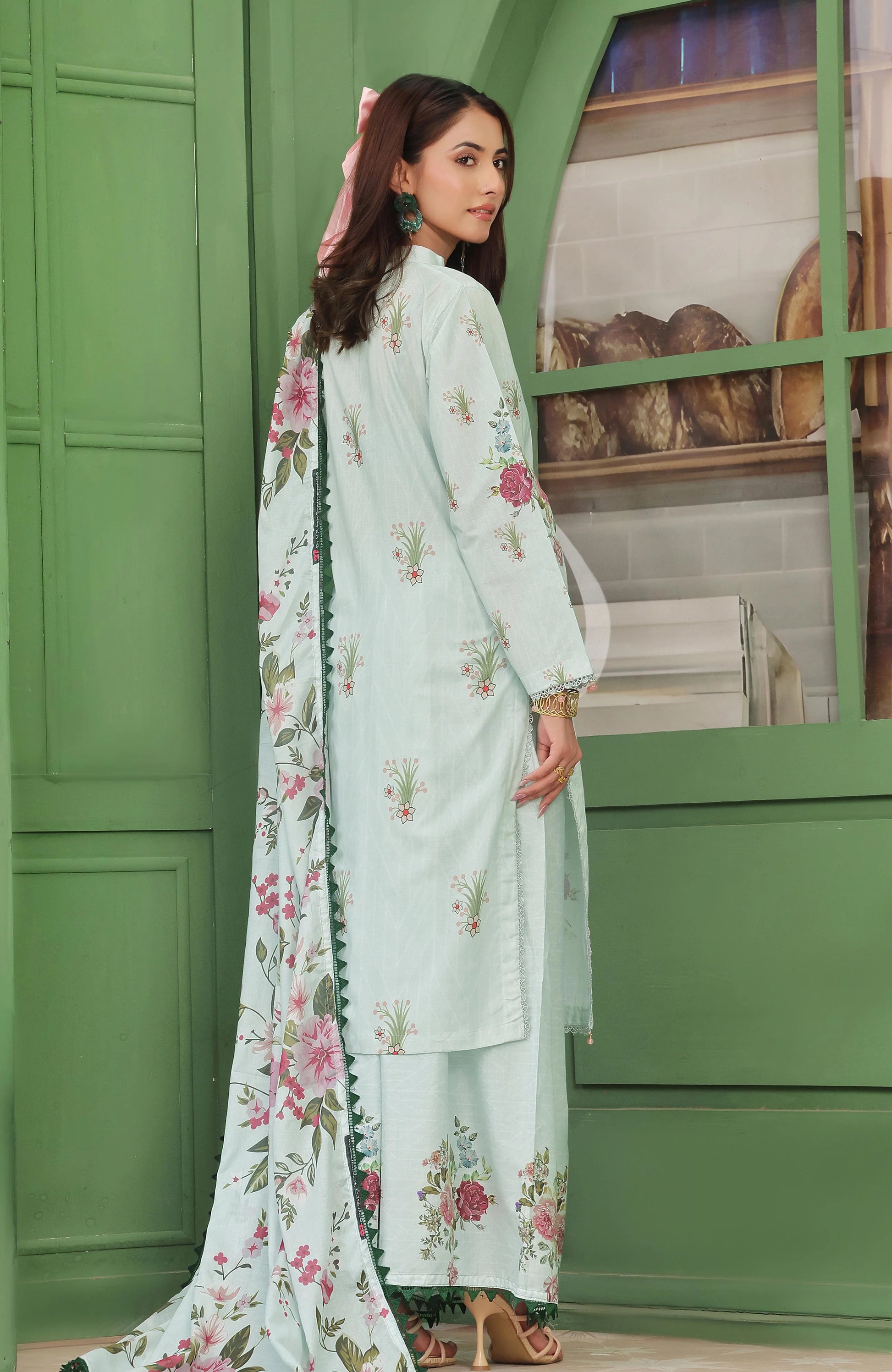 AL ZOHAIB-Coco Cords Printed 3 Piece-CC-5-25-08