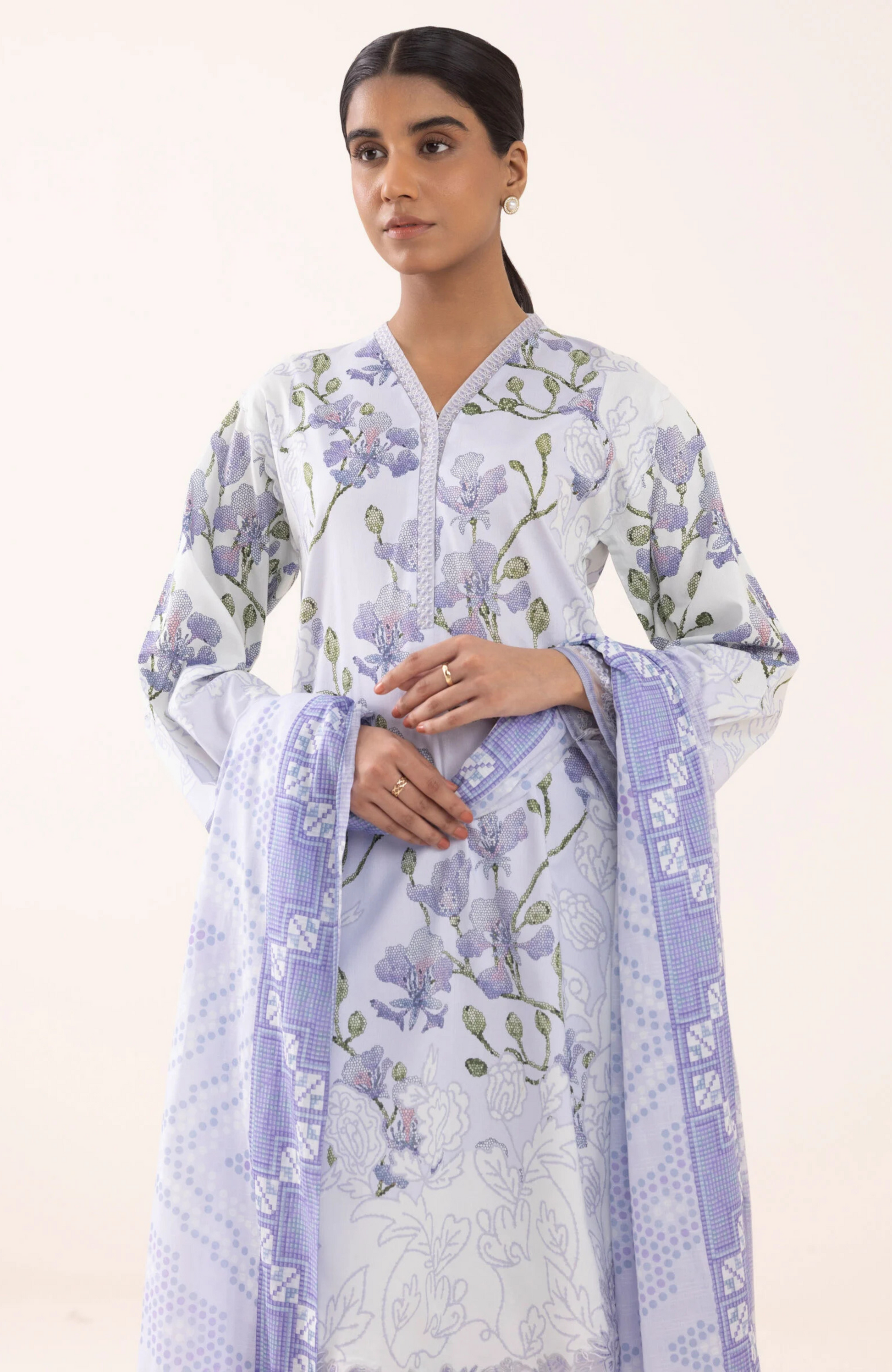 SAPPHIRE-Embroidery 3 Piece- U3PE-DY25V5-2