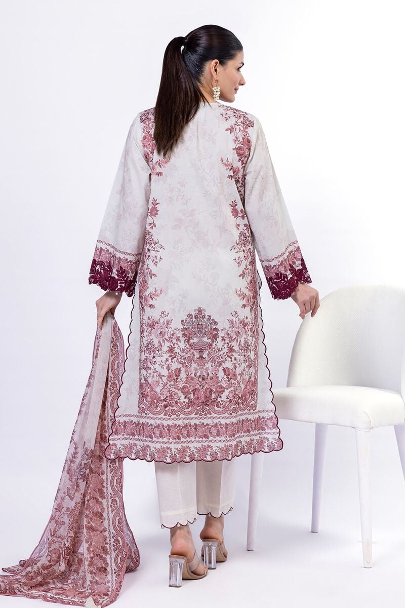KHAADI-Embroidered 3 Piece-AS507A