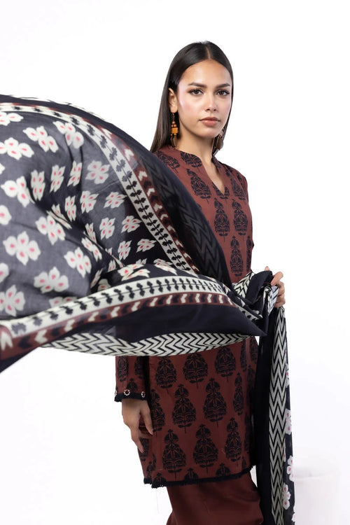 KHAADI-Printed 3 Piece-SS1112A