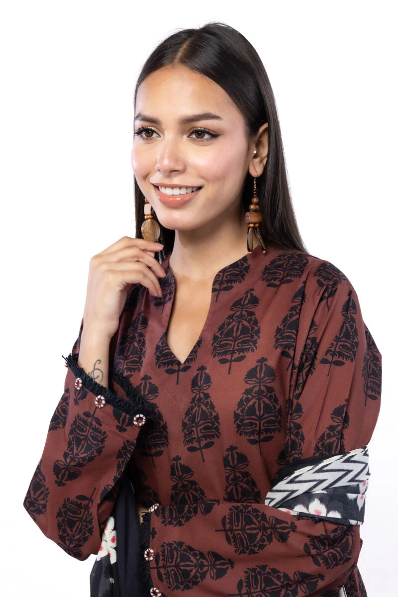 KHAADI-Printed 3 Piece-SS1112A